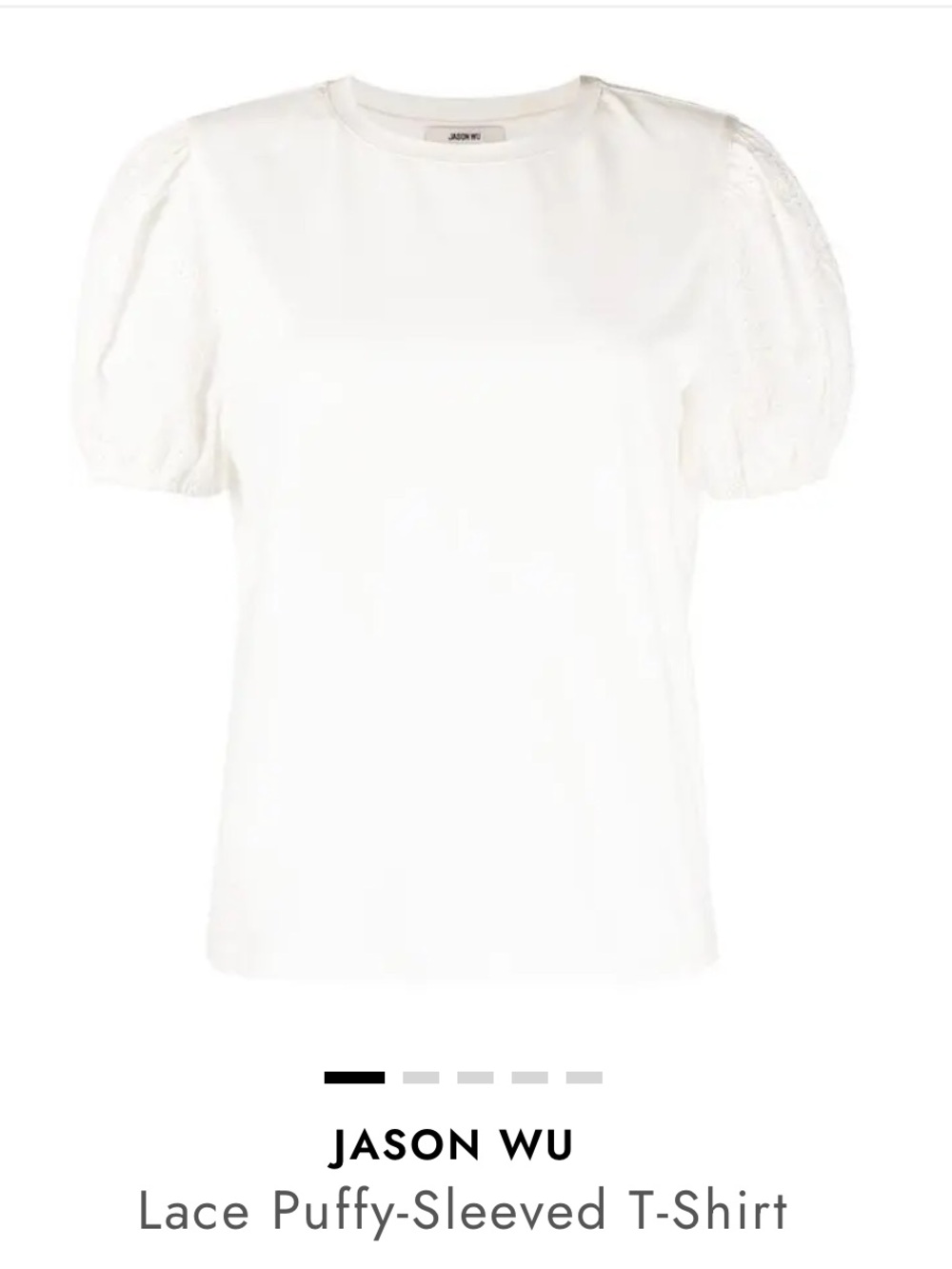 Jason Wu Lace Puffy Sleeve Tee